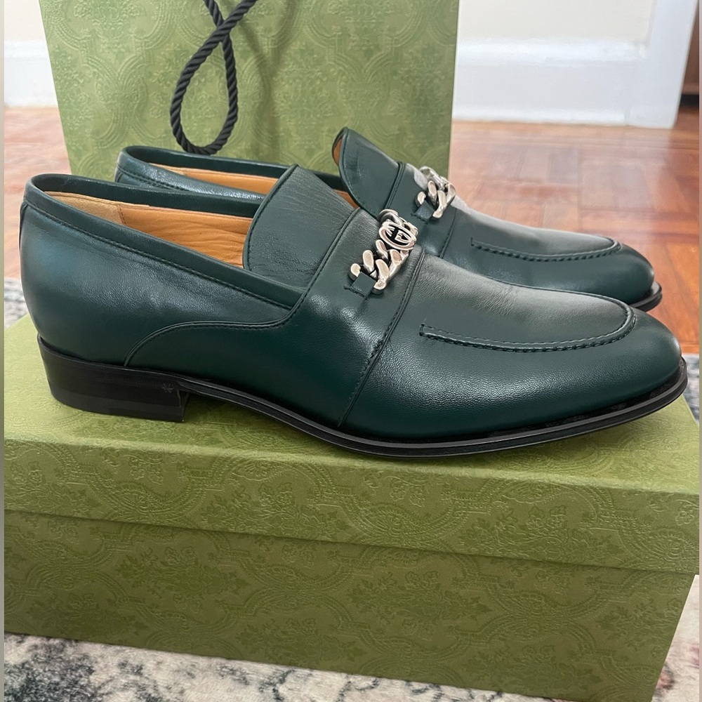 𝐌𝐞𝐧𝐬 𝐆𝐔𝐂𝐂𝐈 𝐠𝐫𝐞𝐞𝐧 𝐥𝐨𝐚𝐟𝐞𝐫𝐬 - Picture 9 of 11